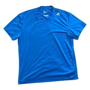Adidas Techfit Climalite Fitted T Shirt Blue Mens Size 2XL Active Sporty Workout